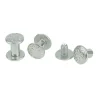 Nickel Brass Floral Chicago Screw Pack