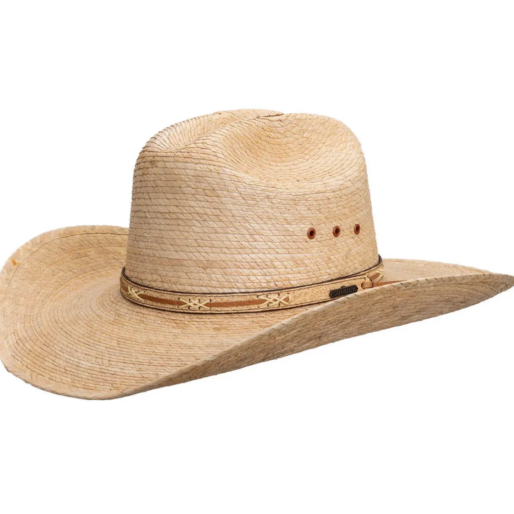 Outback Lone Star Palm Straw Hat