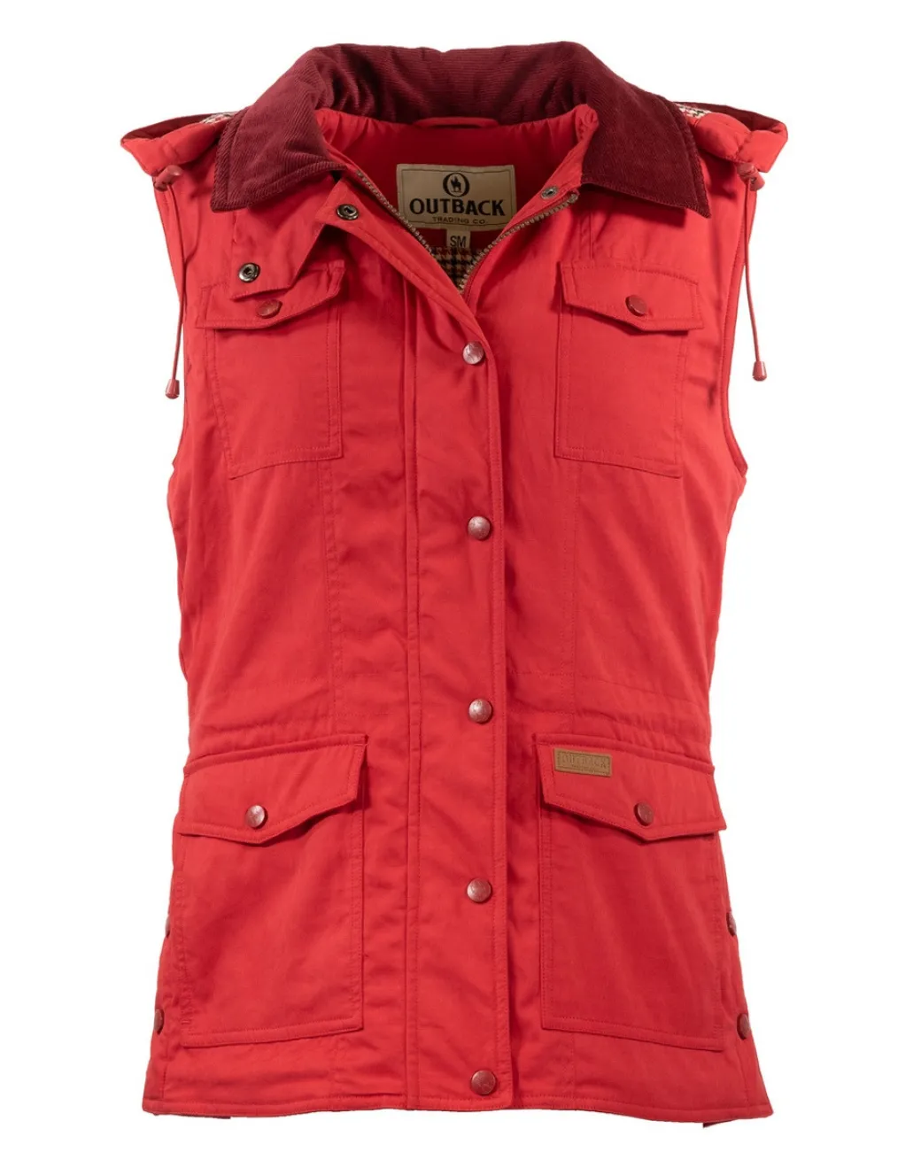 Outback Trading Tess Vest with Hood