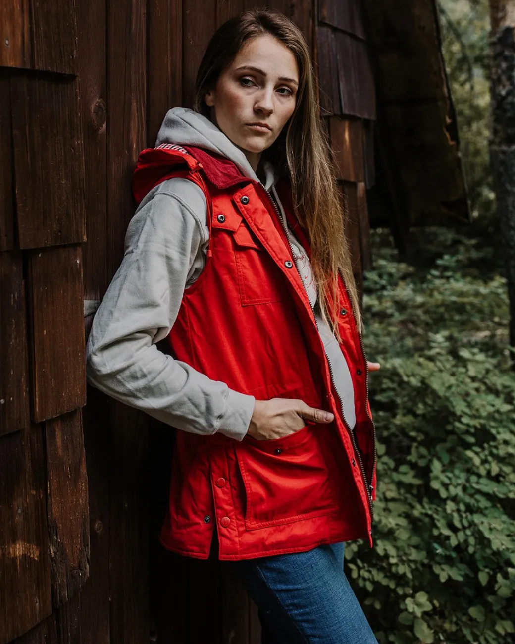 Outback Trading Tess Vest with Hood