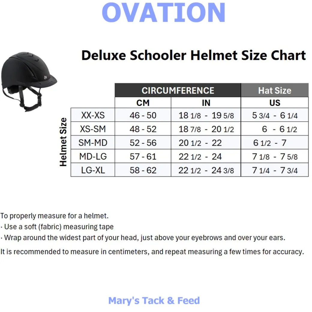 Ovation Deluxe Schooler Helmet