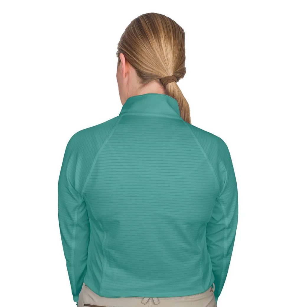 Ovation 1/4 Zip Textured LS Sun Shirt