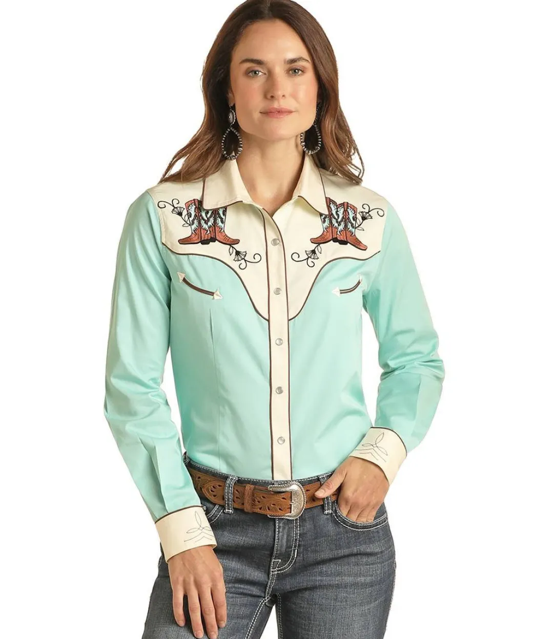 Panhandle Retro Boots Snap Shirt