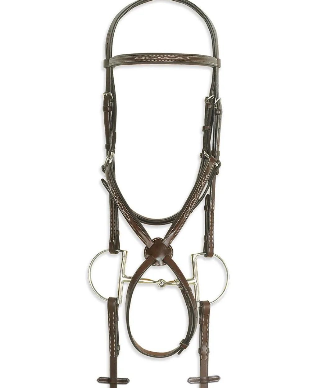 Pessoa PRO Fancy Stitched Figure 8 Bridle