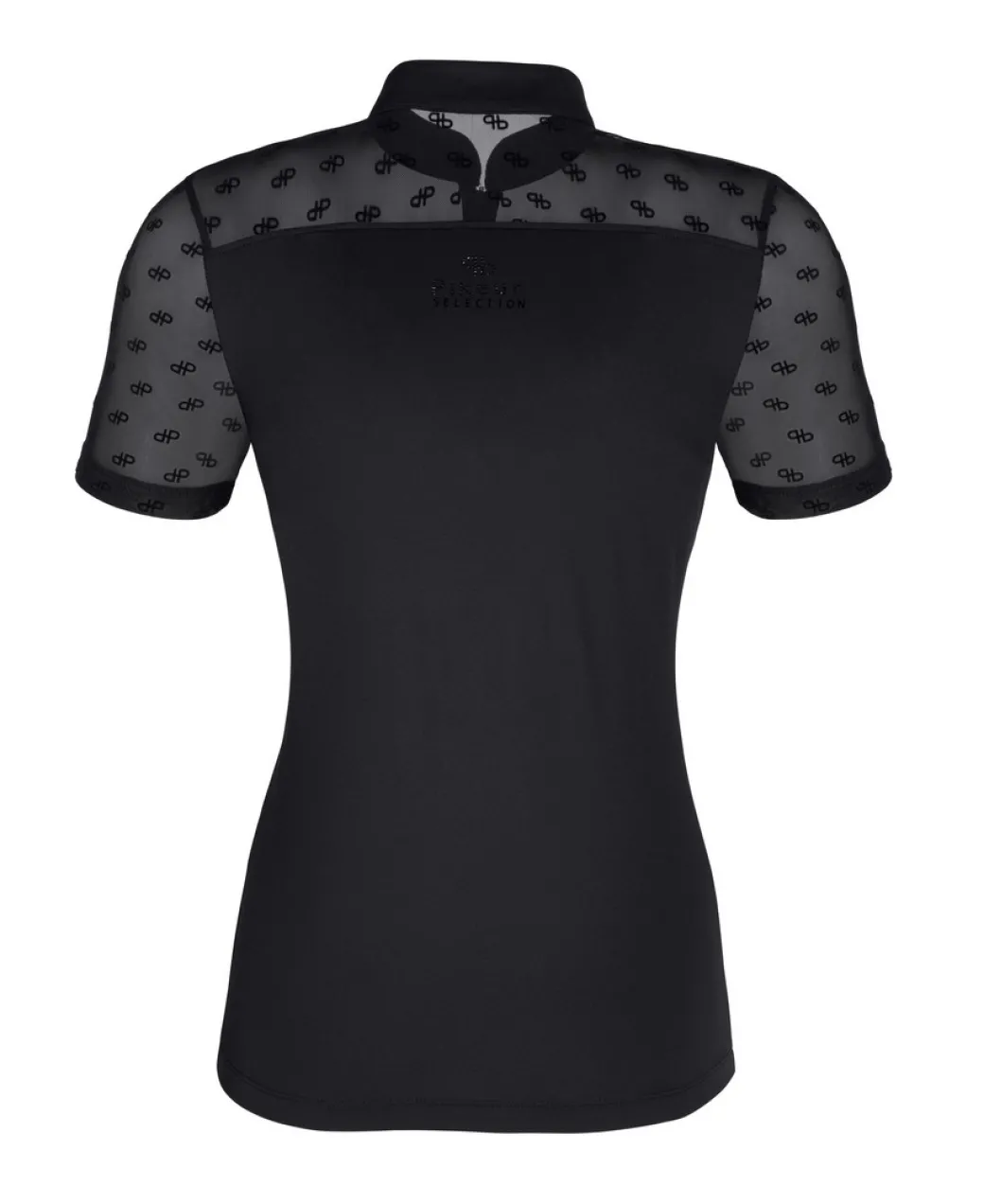 Pikeur Flocked Logo Short Sleeve Show Shirt