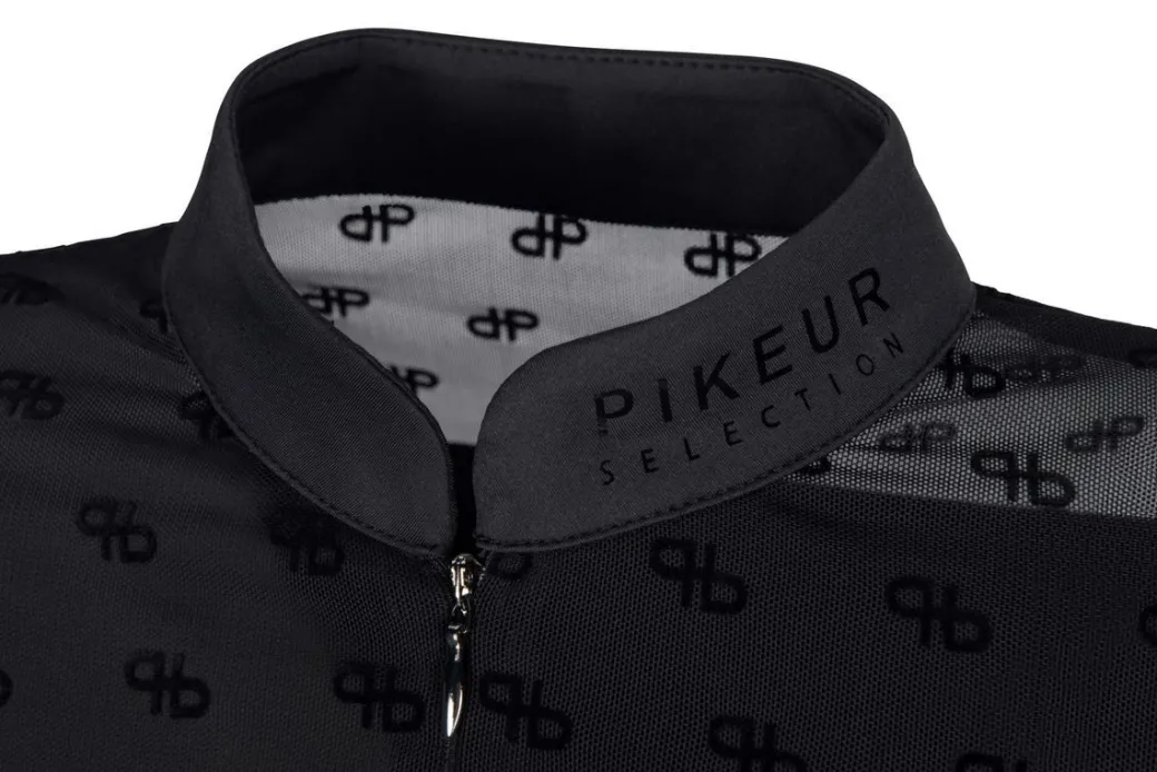 Pikeur Flocked Logo Short Sleeve Show Shirt