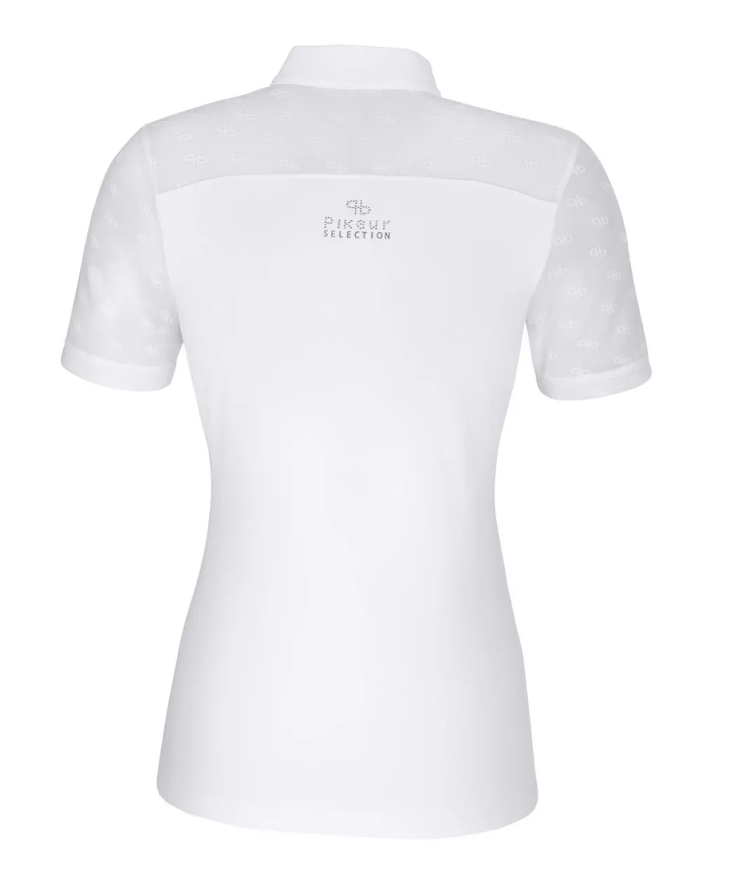 Pikeur Flocked Logo Short Sleeve Show Shirt