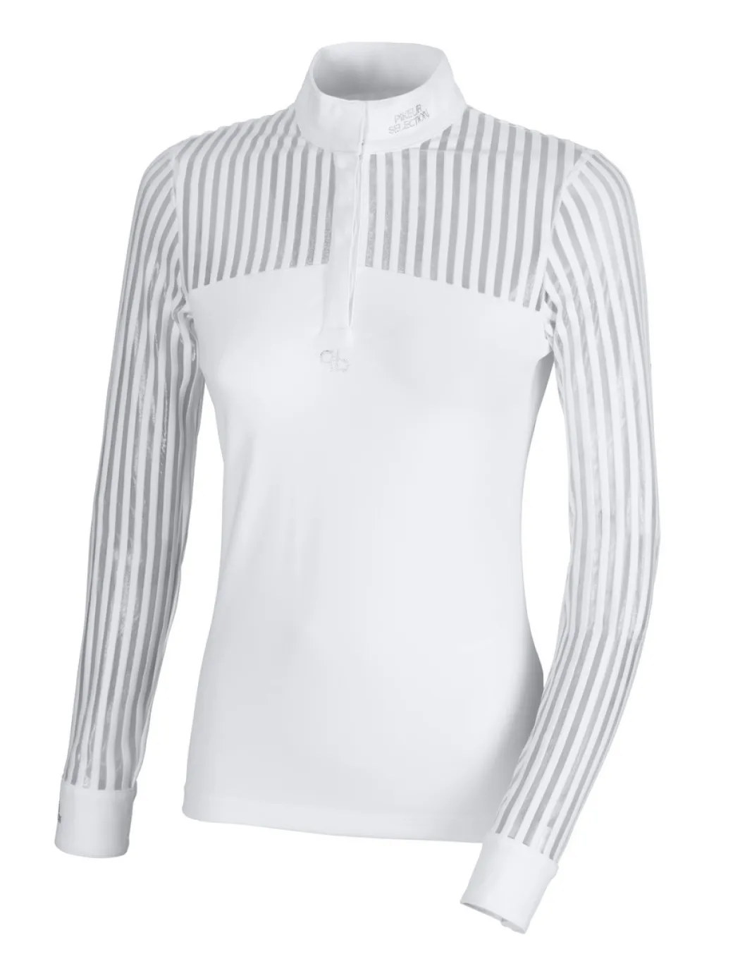 Pikeur Mesh Stripe Long Sleeve Show Shirt