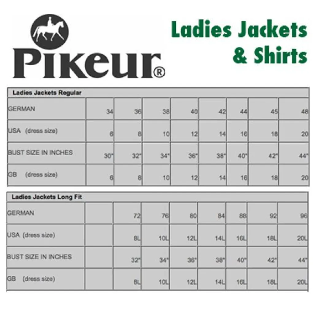 Pikeur Mesh Stripe Long Sleeve Show Shirt