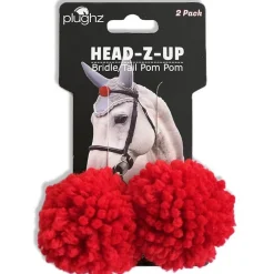Plughz Head-Z-Up Bridle and Tail Pom Poms