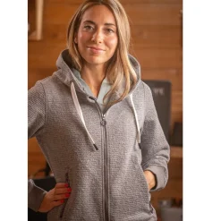 Pénélope Tressy Medium Grey Flock Hoodie