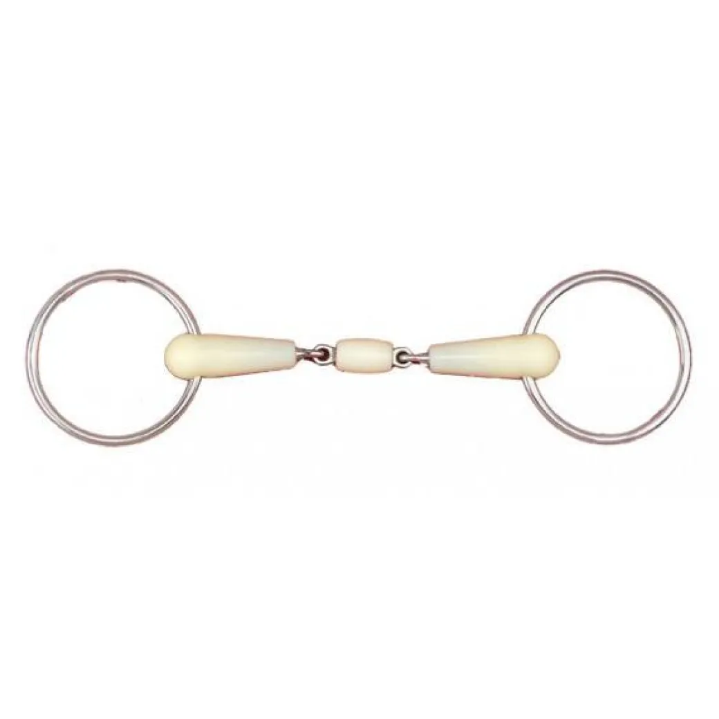 Pony Happy Mouth Double Jointed Roller Loose Ring
