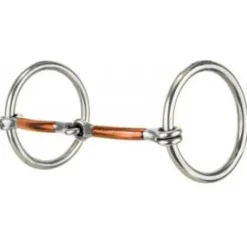 Reinsman Heavy Ring Copper Snaffle