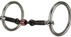 Reinsman Heavy Snaffle Copper Roller Loose Ring