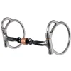 Reinsman 3 Piece Copper Roller Snaffle Dee