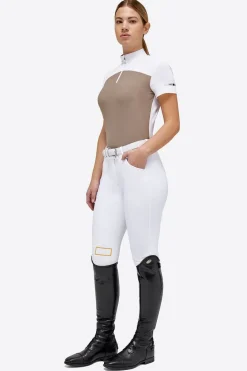 Rider's Gene Competition Zip SS Polo