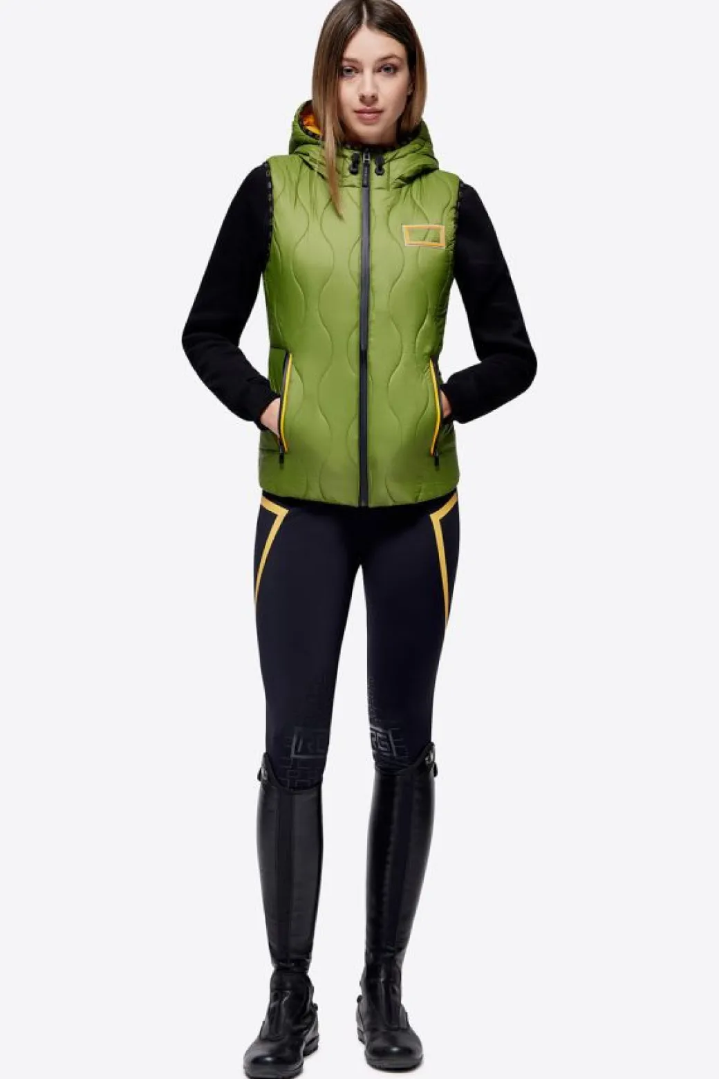 Rider's Gene Hooded Puffer Vest