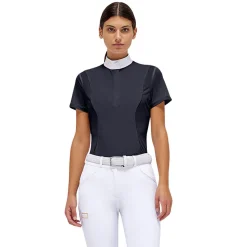 Rider's Gene Navy Jersey Mesh SS Competition Shirt