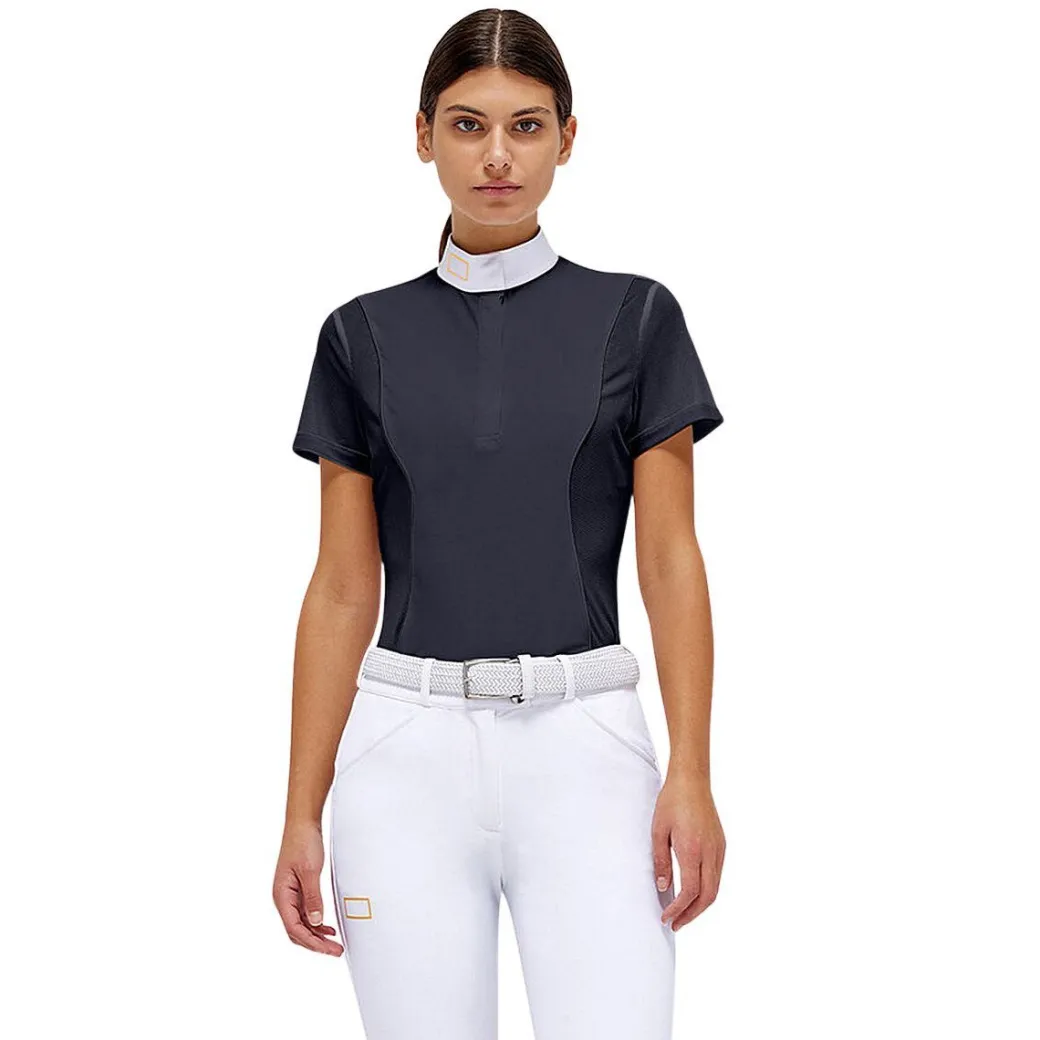 Rider's Gene Navy Jersey Mesh SS Competition Shirt