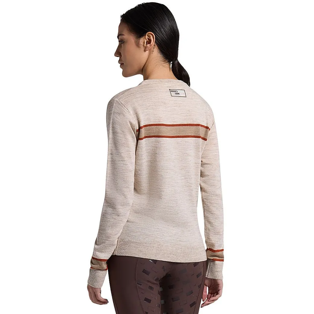 Rider's Gene Wool Blend Crew Neck Sweater