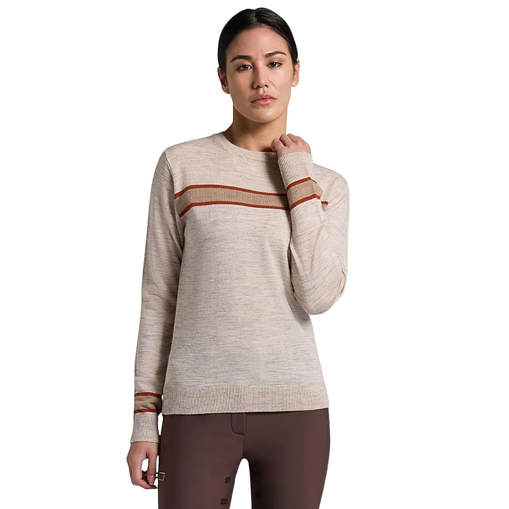 Rider's Gene Wool Blend Crew Neck Sweater