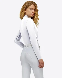 Rider's Gene Zip Long Sleeve Competition Polo