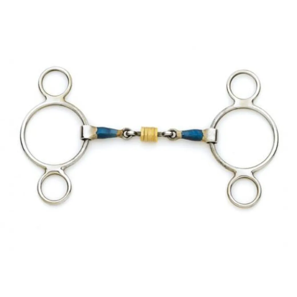 2-Ring Gag with Center Loose Copper Roller Disks
