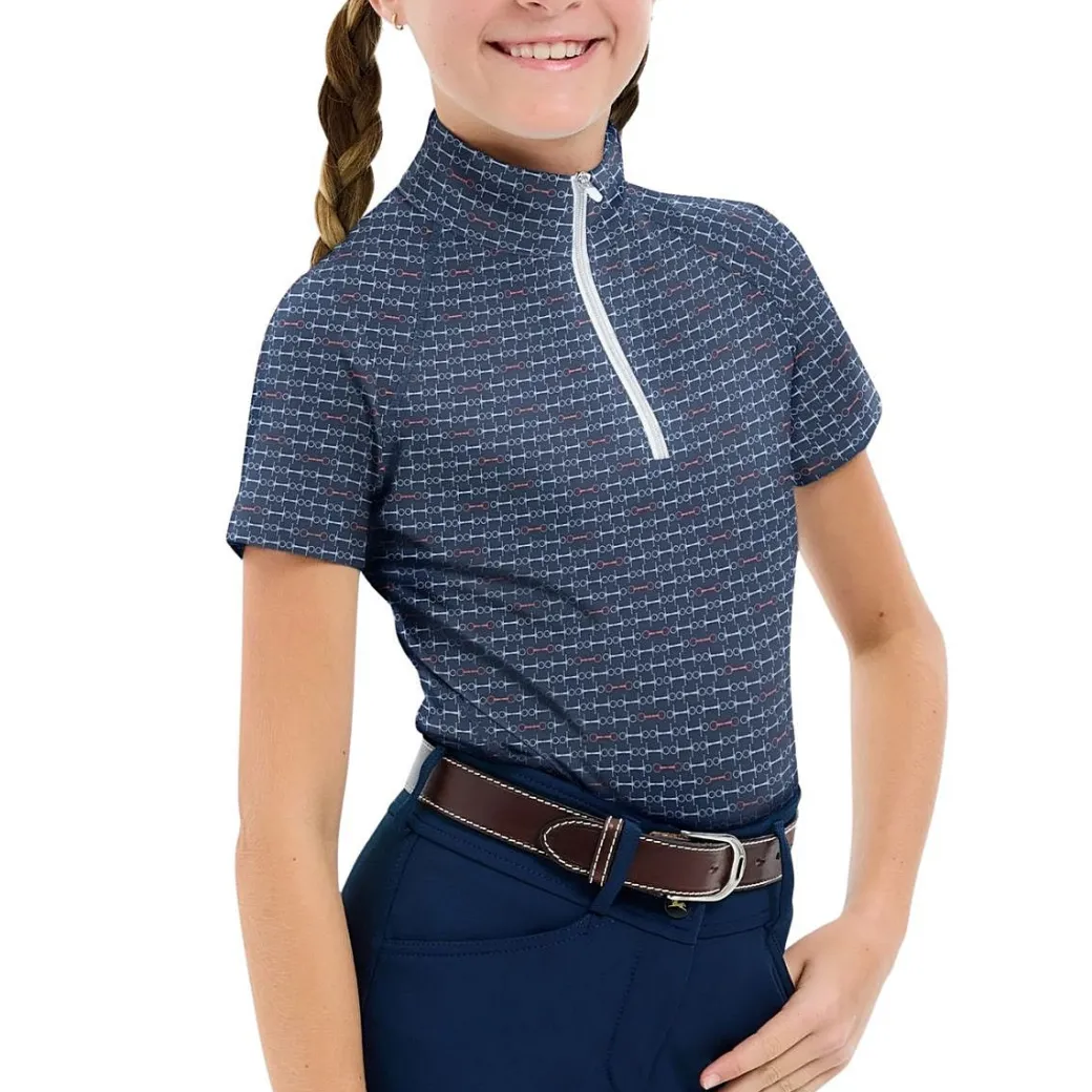 RJ Classics Lucy Jr. 1/4 Zip Short Sleeve Shirt