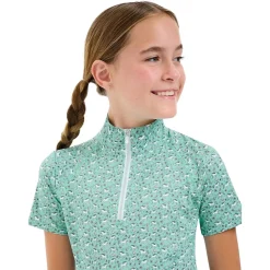 RJ Classics Lucy Jr. 1/4 Zip Short Sleeve Shirt