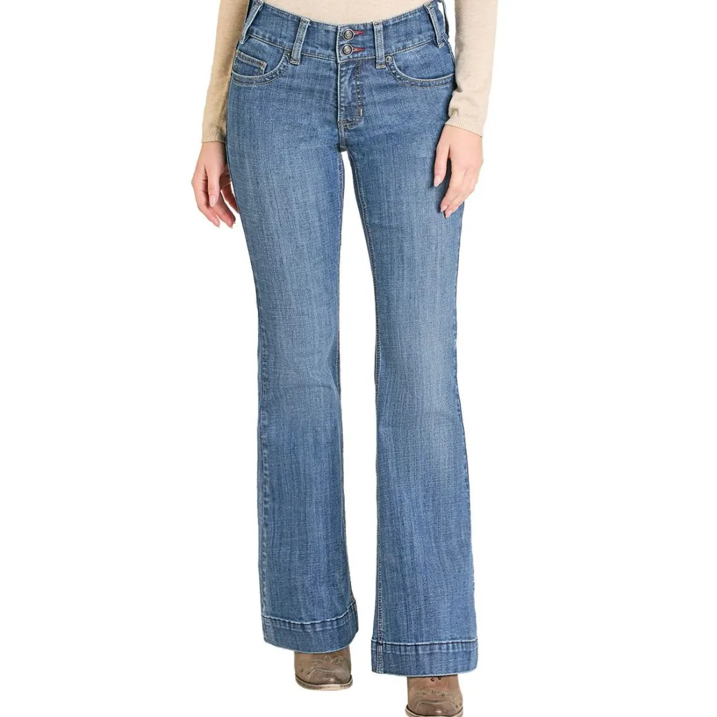 Rock & Roll Denim Double Button Trouser Jeans