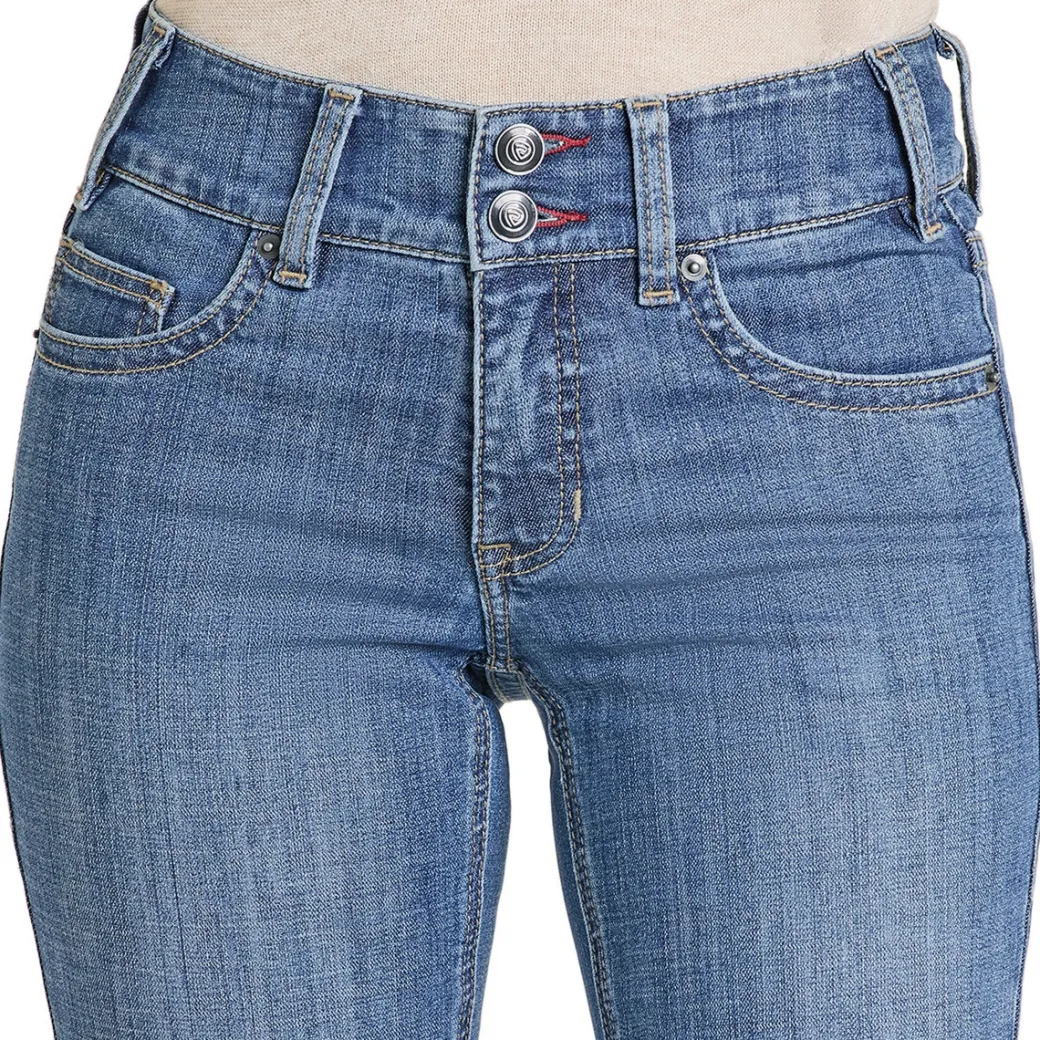 Rock & Roll Denim Double Button Trouser Jeans