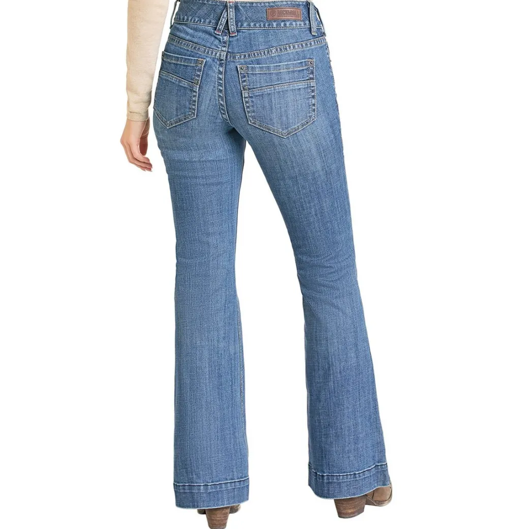 Rock & Roll Denim Double Button Trouser Jeans
