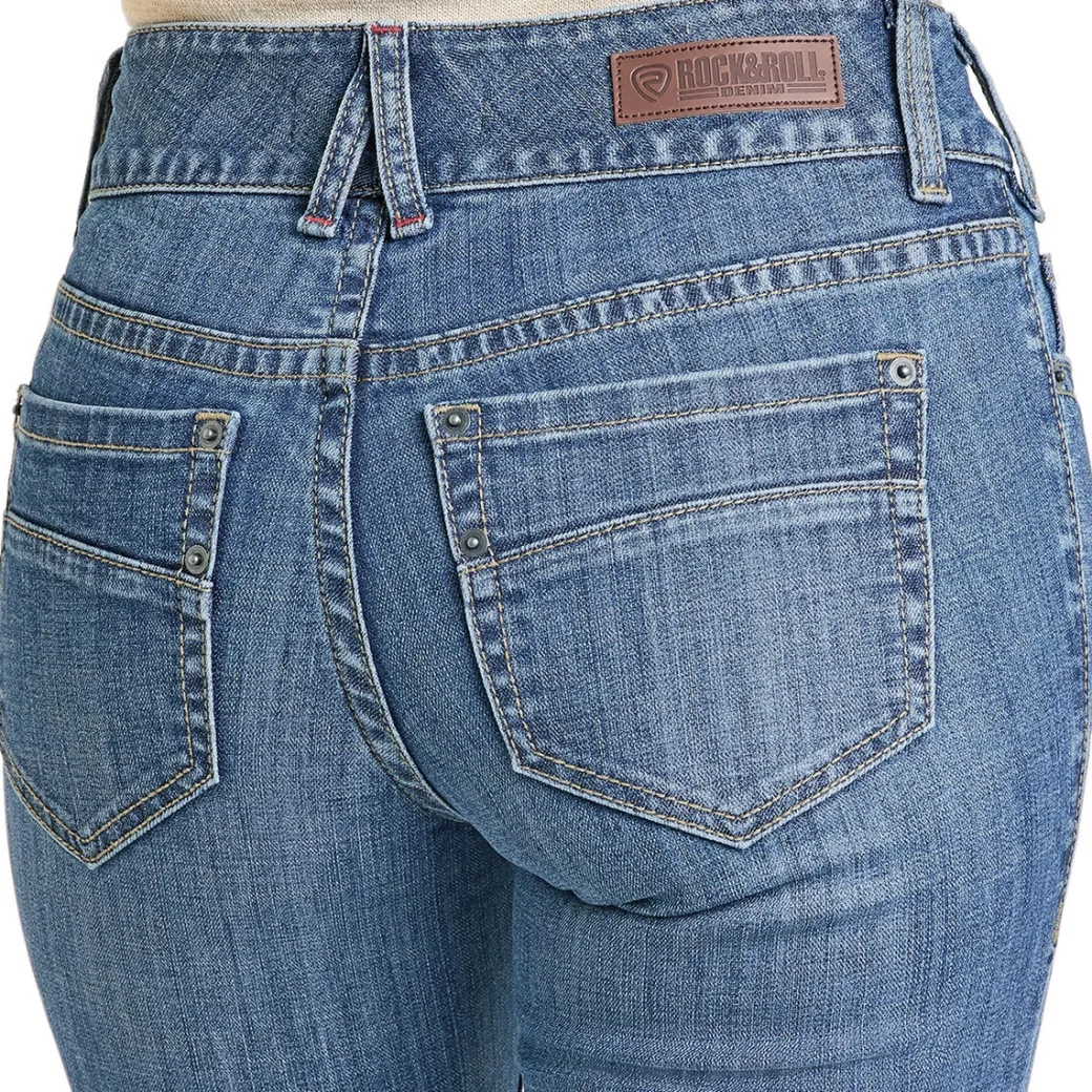 Rock & Roll Denim Double Button Trouser Jeans