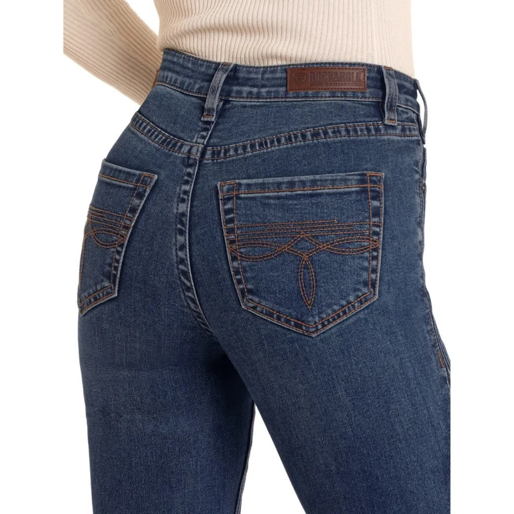 Rock & Roll Denim HR Side Seam Jeans