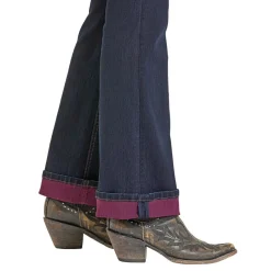 Rock & Roll Denim Pink Inside Bootcut Jeans