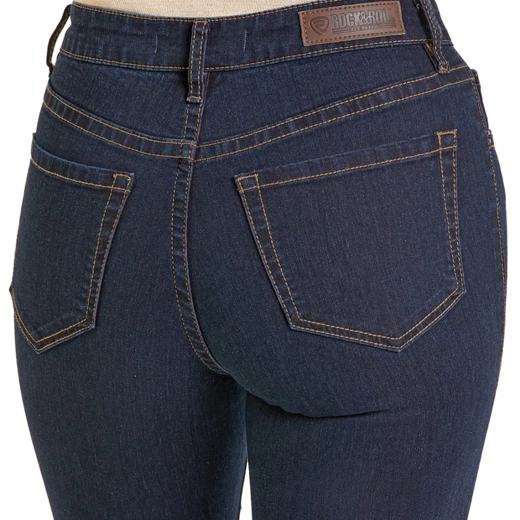 Rock & Roll Denim Pink Inside Bootcut Jeans