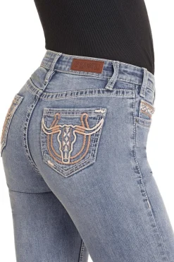 Rock & Roll Denim Steer Pocket Stretch Jeans