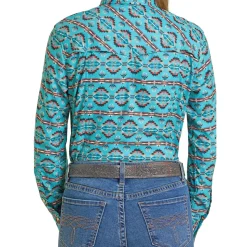 Rock & Roll Denim Tek Aztec LS Shirt