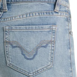 Rock & Roll Denim Turquoise Coin Pocket Trouser Jeans