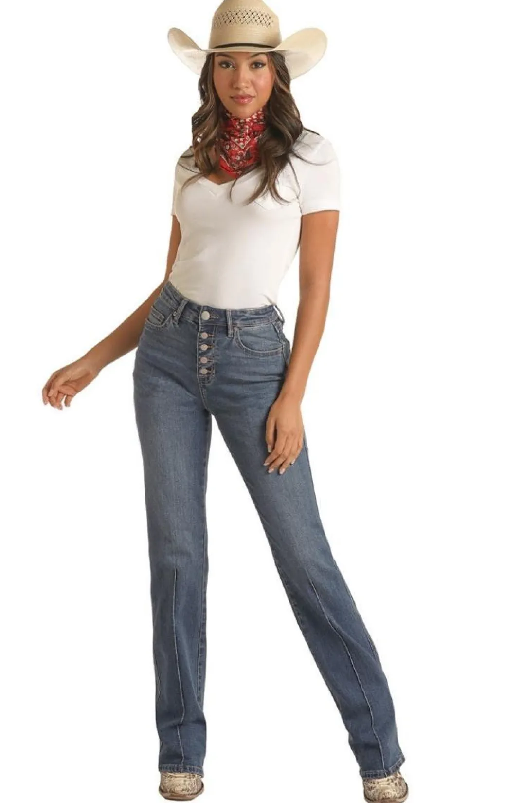 Rock & Roll High Rise Bootcut Jeans