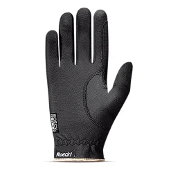Roeckl Lona Riding Gloves | Black/Gold