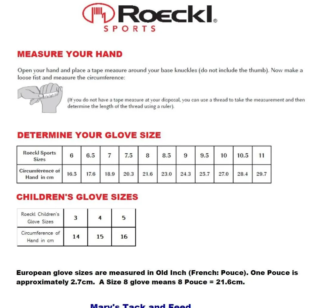 Roeckl Maryland USA Riding Gloves