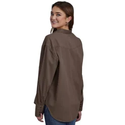 Roper Brown Canvas Shirt Jacket