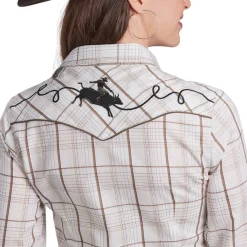 Roper Bull Rider Embroidered Shirt