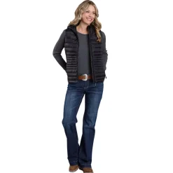 Roper Quilted Down Hooded Vest