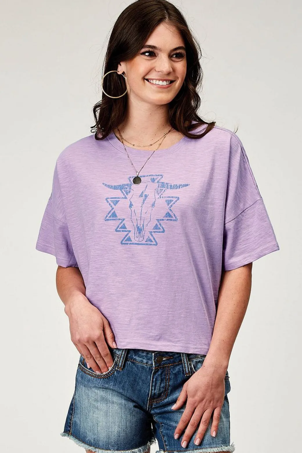 Roper Skull Crop Tee