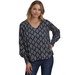 Roper Southwestern Ikat Blouse