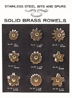 Rowel Replacements Pairs - Brass assortment