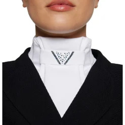 Samshield Crystal Fabric Stock Tie | Ocean Depth