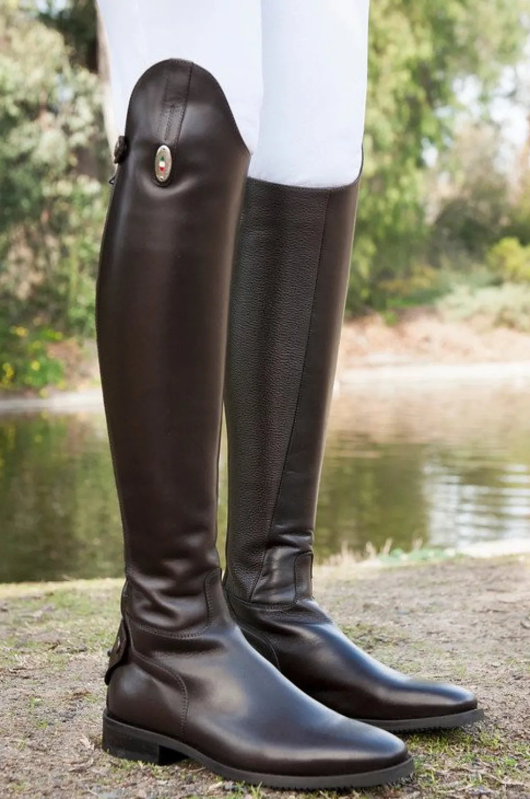 Secchiari Bull Leather Dress Boots